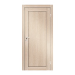 Полотно дверное OLOVI Симпл экошпон Беленый Дуб 600х2000 мм глухое