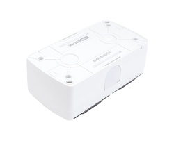 Розетка о/у Селигер SQ1818-0009, 2 гнезда, с/з и крышкой, IP54, белая